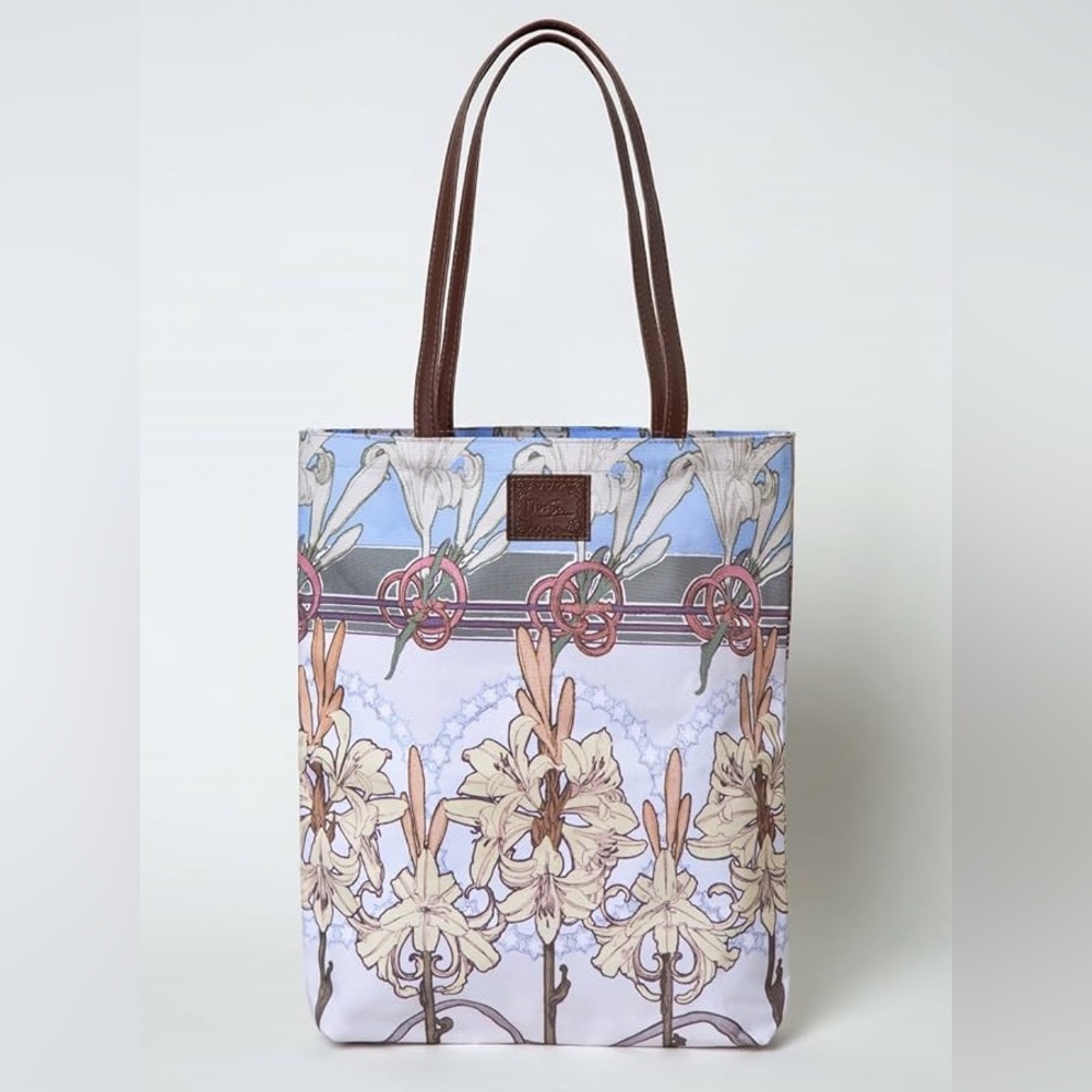 EUC Alphonse Mucha Art Nouveau Floral Tote